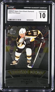 06-07 Upper Deck Black Diamond Rookie Gems Phil Kessel #202 CGC GEM MINT 10 - Bild 1 von 2