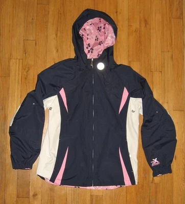 NUEVA Chaqueta Zeroxposur Niñas Talla L 14, Azul Marino, Blanco, Rosa Foto 1 de 2