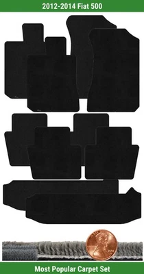 Lloyd Custom Ultimat коврик комплект для 2012-2014 Fiat 500 (5 штук) #LRI - Изображение 1 из 4