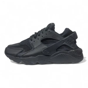 Nike Air Huarache By You ID Triple Black Customised Casual Trainers (FD9781 900) - Picture 1 of 8