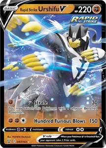 Pokemon Battle Styles Rapid Strike Urshifu V 087/163 Ultra Rare Holo Card - Picture 1 of 1