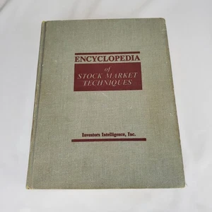Encyclopedia of Stock Market Techniques, rare 2nd edition Intelligence Inc Guide - Imagen 1 de 13