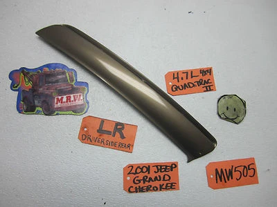 VENTANA DE VIDRIO CUARTO MOLDURA MOLDURA TRASERO LADO DEL CONDUCTOR TRASERO para JEEP GRAND CHEROKEE Foto 1 de 4