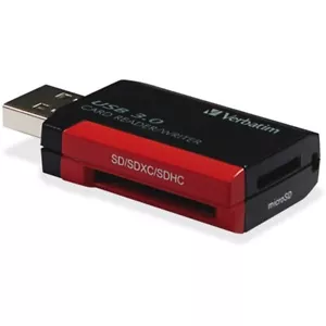 Verbatim Corporation 98538 Pocket Card Reader Usb 3.0 Sd And Microsd Formats - Picture 1 of 4