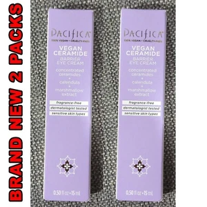 Pacifica Vegan Ceramide Barrier Eye Cream 15mL 2Pks NEW - Picture 1 of 1