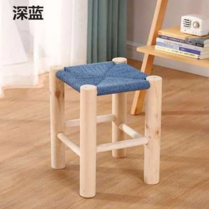 Coffee table small stool source factory direct sales hemp rope rattan anti-wear - Image 1 of 4