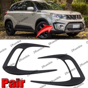 Pair For Suzuki Vitara 2016-2020 LH&RH Front FogLight Cover Grill ABS Decorative - Bild 1 von 5