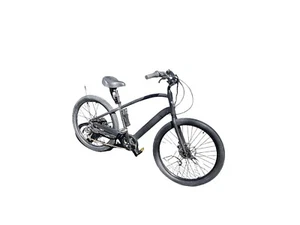 Townie Go! 7D Step-Over Cruiser Bike - Matte Black - Picture 1 of 6