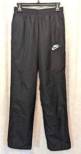 Pantalones NIKE Mujer Talla S Negros Softshell Malla Forrados Pierna Recta Cosido Logo - Imagen 1 de 7