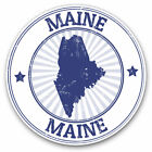2 x Vinyl Stickers 15cm - Awesome Maine USA America Map  Cool Gift #9292
