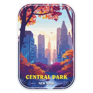 New York Central Park Car Bumper Sticker Vinyl Decal - Picture 1 of 6