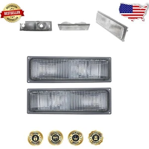 Premium Clear Polycarbonate Parking Lights for 1990-1993 Chevy 2500/3500 Trucks - Picture 1 of 7