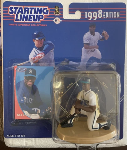 Ken Griffey Jr Starting Lineup 1998 Edition Seattle Mariners MLB Figure Kenner Cover
