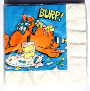 16 Sealed Vintage 1978 Garfield & Odie Ambassador Luncheon Napkins by Hallmark - Picture 1 of 2
