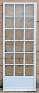 2 avail 36"x94.5x2 Antique Old Wood Exterior French Entry Door Window Wavy Glass - Picture 1 of 14