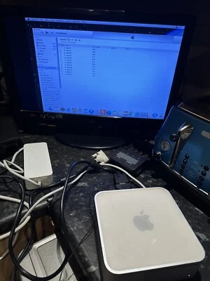 Apple Mac Mini A1176 Intel Core 2 Duo 2GHz 1GB Ram 120GB DVDRW BLUETOOTH + Psu - Image 1 of 4