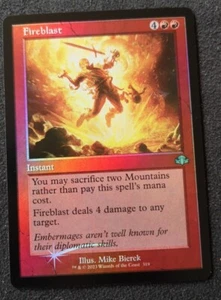 Fireblast - Foil - Retro Frame - DMR - MTG - NM Unplayed - EN - 319 - Picture 1 of 1