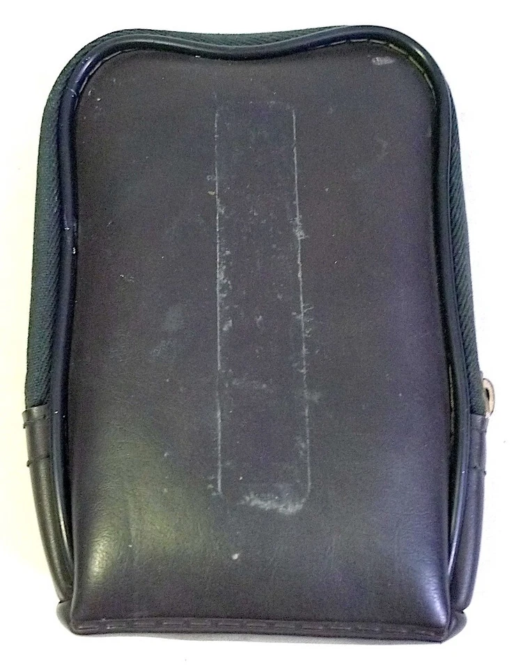 Vintage Unbranded Dark Brown Faux Leather Small Camera Pouch Bag - Image 1 of 4