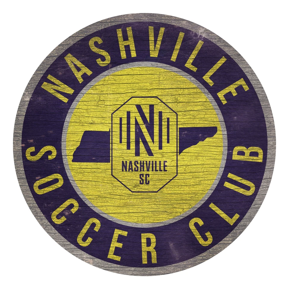 Calcomanía adhesiva troquelada de vinilo resistente a la intemperie Nashville SC Soccer Club MLS 03 Foto 1 de 1