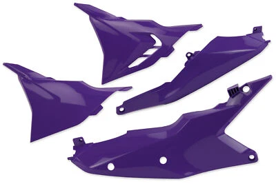 UFO Purple Side Number Plates with Airbox Cover 22-26 SXF Foto 1 de 2