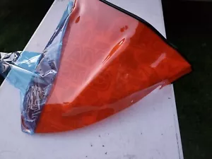 Arctic cat OEM team orange ZR XF windshield new 6639-338 - Foto 1 di 7