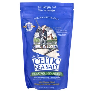 Celtic Sea Salt Fine Ground Vital Mineral Blend 1 lb 454 g GMP Quality Assured, - Picture 1 of 2