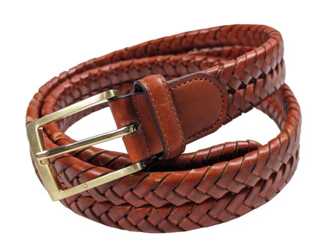 Brooks Brothers Men's Braided/Woven Belt Belts for sale