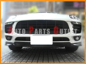Sporty Look Front Bumper Add-on Unpainted Splitter Lip Fit For Porsche Macan S - Picture 1 of 2