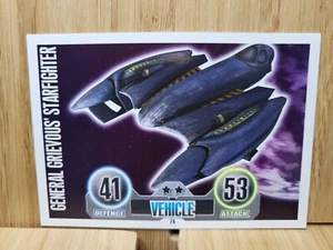 Star Wars🏆2010 Topps Force Attax GENERAL GRIEVOUS' STARFIGHTER #74 Trading Card - Picture 1 of 1
