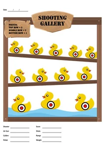 Splatter Target A4 Shoot Rifle Pistol Reactive Air Cheap Targets - FREE POSTAGE - Picture 1 of 1