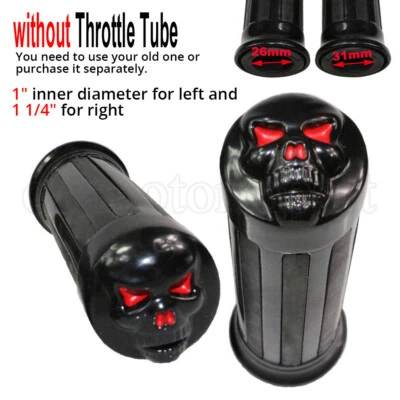 Par de empuñaduras de manillar de motocicleta para Kawasaki Vulcan 1500 1600 2000 900 Foto 1 de 4