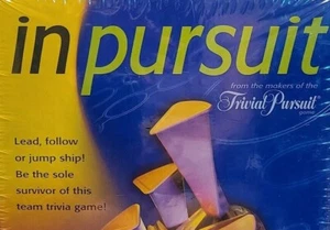 In Pursuit Hasbro Makers of Trivial Pursuit 2001 NEW & SEALED Vintage Board Game - Picture 1 of 10