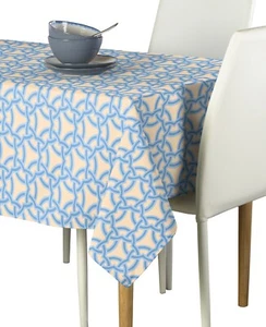 Links Blue Together Fabric Tablecloths - Assorted Sizes Available - Picture 1 of 1