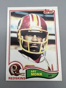 1982 Topps Football Card Art Monk #515 WASHINGTON Redskins HOF NFL Player - Picture 1 of 2
