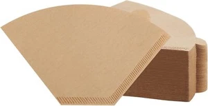 Unbleached Natural #2 Cone Coffee Filters, 100 Count, for Drip/Pour Over - Picture 1 of 7