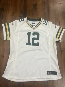 Aaron Rodgers Green Bay Packers Jersey Men XXL Nike On Field White - Picture 1 of 4