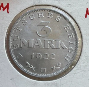Alemania 1922 J 3 marcos - Imagen 1 de 2
