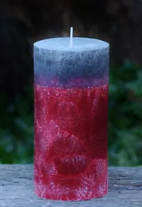 MASSIVE 400hr 1.7kg Australian KAKADU PLUM Triple Scented Natural LANTERN CANDLE - Picture 1 of 13
