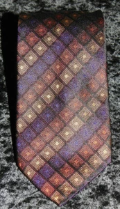 ALTEA Milano Diamond Woven Silk Tie 60" x 3 1/2" - Imagen 1 de 2