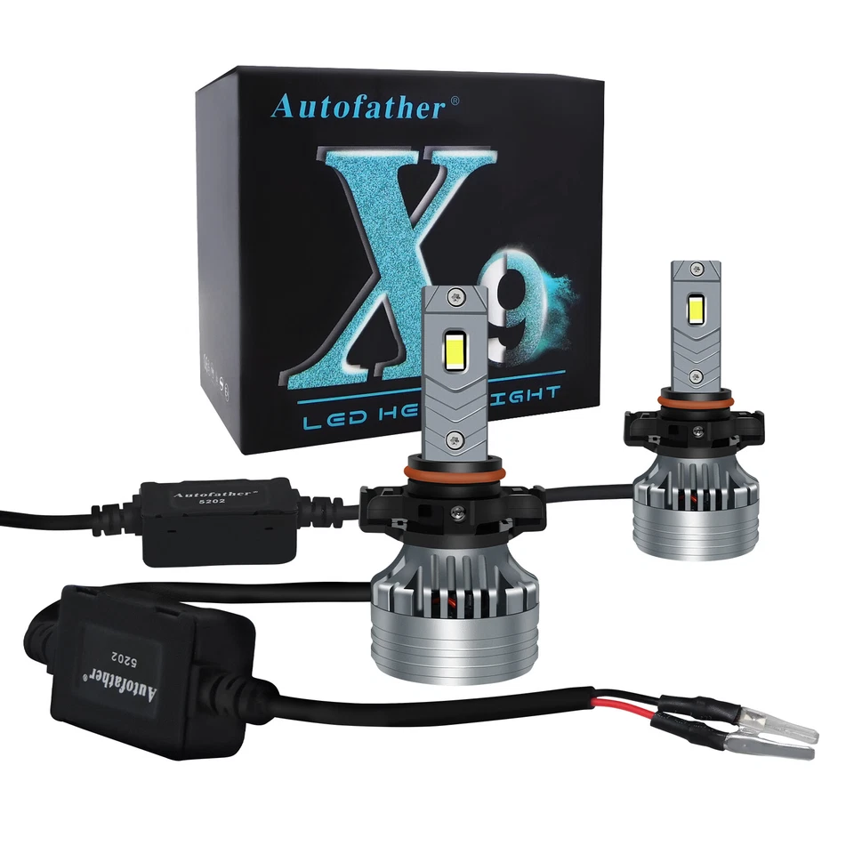 5202 LED Headlight Kit Plug&Play 1200W for Chevy Silverado 2007-2018 Fog Light - Imagem 1 de 4