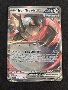 Pokemon TCG Iron Treads ex 066/091 Paldean Fates Double Rare Holo - Picture 1 of 2