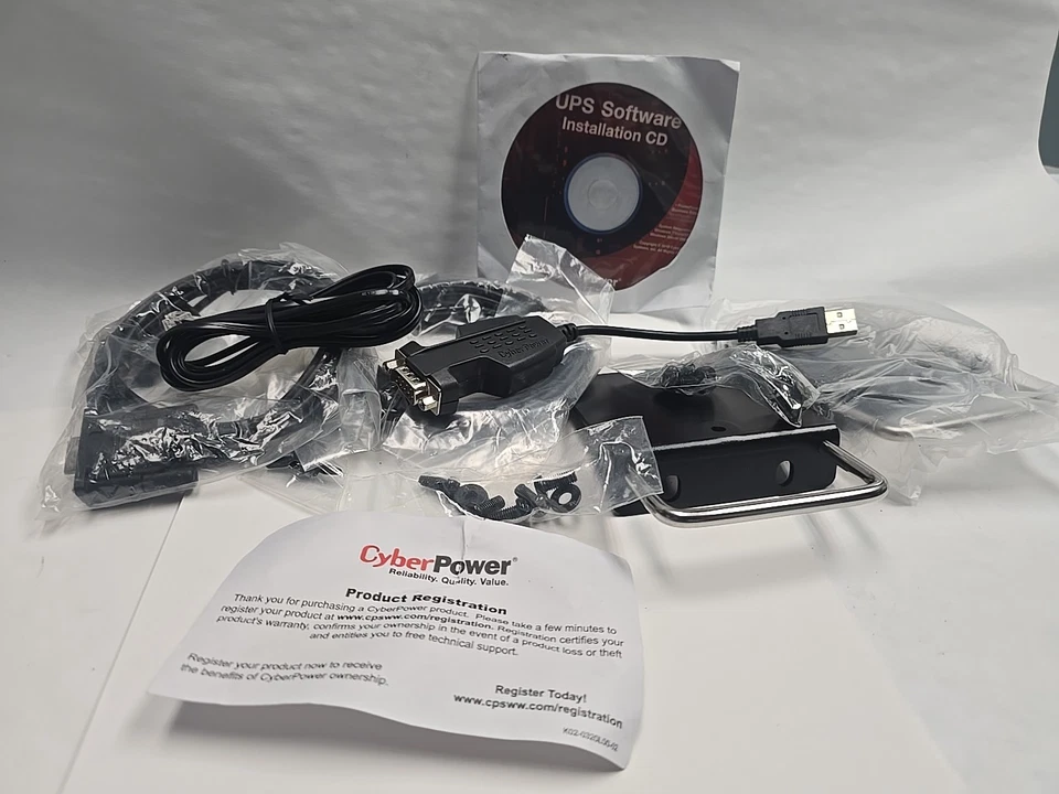 CyberPower PowerPanel Management Software CD Personal Edition Manual Cables - Image 1 of 4