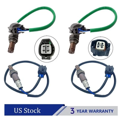 Датчик кислорода вверх и вниз по течению для Jaguar Super V8 XJ8 XJR XKR 2006-2009 4,2 л 4 шт. - Изображение 1 из 4