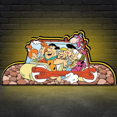 Flintstones Pinball Topper for The Williams Pinball Machine 3D LED Lightbox - Image 1 of 4