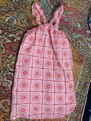 CREWCUTS J Crew Niñas Rosa Bordado Rojo Floral Flores Talla 12 Foto 1 de 4