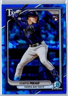 2024 Bowman Chrome Sapphire Edition #49 Curtis Mead - Image 1 of 2