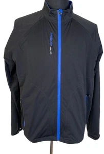 Chaqueta impermeable ProQuip Tour-Lite para hombre grande negra cremallera completa costuras selladas - Imagen 1 de 13