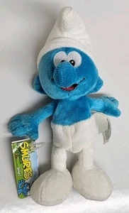 2008 Peyo Jakks Pacific The Smurfs Bean Bag NWT 8" Plush - Picture 1 of 2