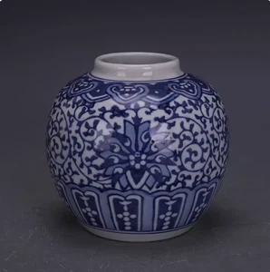 Fine Collectable Chinese Hand Blue&white Porcelain Flowers Pot - Picture 1 of 7