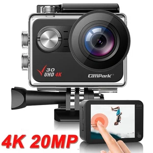 ✅Campark 4K Action Camera/30FPS 20MP Touch Screen WiFi 170° Waterproof Camera US - Picture 1 of 8
